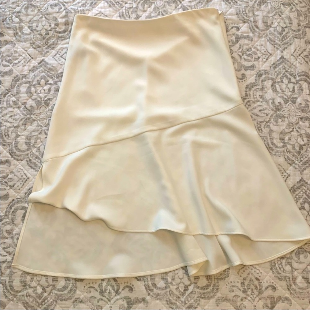 Ralph Lauren White Flowy Skirt